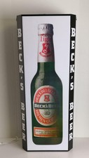 Becks Beer Light Leuchtreklame, Deko, Werbung, Lampe,  Party, Kneipe, Bistro,