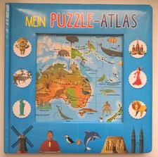 Mein Atlas-Puzzle Buch, 4 Puzzle mit 48 Teilen