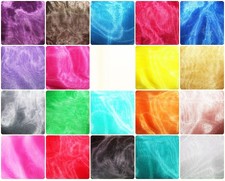 Organza Stoff CRYSTAL  Meterware ca. 150 cm breit - Über 25 Farben
