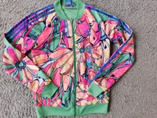 Adidas ❤️Jacke Damen Bunt Gr 34 Eher 36 Pink