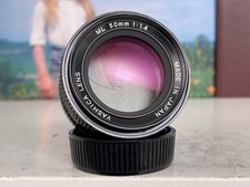 Yashica ML 50mm 50 mm 1:1.4 1.4 Fast Portrait Lens Objektiv C/Y Yashica Contax