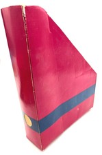 Stehsammler DIN A4 Pappe pink mit türkisem Streifen