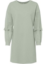 N7°8305 SWEATKLEID IN KIESELGRÜN GR. 48/50 NEU