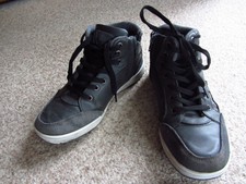 Turnschuhe hohe Sneaker Lico Comfortex Größe 37 Jungen grau Reißverschluss