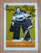 Les Binkley - Autogramm - signiert - NHL - WHA - Eishockey - Pittsburgh Penguins