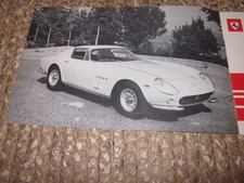 Original Prospekt Ferrari  275 GTB 275 GTS 330 GT 2+2, 1965, sehr SELTEN!!!