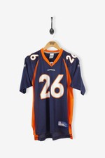 Vintage Reebok NFL Denver Broncos American Football Trikot Marineblau (S)
