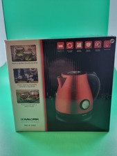 Team Kalorik TKG JK 3002 Edelstahlwasserkocher mit Temperaturanzeige, 2200, 1.7