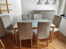 Esstisch mit 6 stühlen,  gebraucht