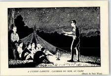 51500052 - Camp, Zeltlager Pfadfinder Kuenstlerkarte