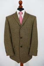 Hugo Boss Soft Tweed Sakko Gr.48 Schurwolle Seide Black Label Top Zustand