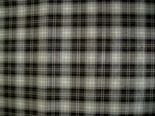 Stoff Restposten Meterware: 160cm+  Mischgewebe, braun, Karomuster