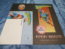 Comic - Werbung , Superman - Reprint - Kassette   , # N 77   Nostalgie
