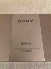 Sony Endstufe XM-3020S I Verstärker I MOS-FET I 2 Kanäle I 12 V   