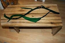 Couch Tisch Massiv Holz Eiche Eichenholz Epoxidharz Verzierung 93cm x 43cm