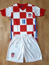 NEU Trikot Hrvatska MODRIĆ Kroatien Croatia Kinder Fussball Zweiteiler Gr. 164