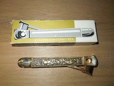 Antik Zigarrenabschneider Donatus Solingen Motiv Rehe und Hirsche in OVP Sammler