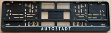 1x GEBRAUCHT VW AUTOSTADT KENNZEICHENHALTERUNG NUMMERNSCHILDRAHMEN 46 CM 460 MM