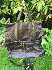 COCCINELLE TASCHE XL SHOPPER BRAUN ECHT LEDER HERBST WINTER