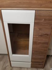 Wohnwand modern 4 Teile inkl. Sideboard und LED-Beleuchtung 