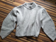 Strickpulli H&M Damen grau Größe M