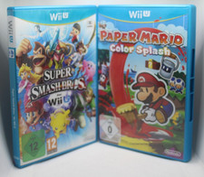 Super Smash Bros for WiiU + Paper Mario: Color Splash (Nintendo Wii U, 2016)