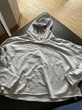 Nike Sport Kapuzenpulli Sweater Gr.2XL beige Damen Sport Oversize kurz