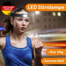 LED Kopflampen Stirnlampen Stirn Lampe leicht Joggen Fahrrad Laufen Sport Kopf