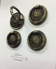 4 Schublade Griffe Antik Bronze/Vintage Stil Ring Pull Knöpfe Metall zeichnen zieht