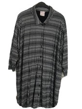 Ulla Popken Jacke/Kleid schwarz/weiß große 50-54 Gute Zustand!