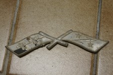 Opel Rekord P2 Seitenwand Emblem mit 2 gekreuzten Flaggen für Oldtimer