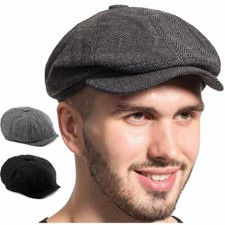 Herren Barett Hute Schiebermütze Efeu Cabbie Baskenmütze Newsboy Kappe Cap Golf