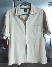 Hugo BOSS Herren Freizeithemd Beige Gr.L Top Zustand 