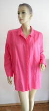 VIA APPIA-DUE-, Bluse, pink, langarm, Gr.46, 55% Leinen/ 45% Baumwolle, top !