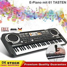 Einsteiger Keyboard E-Piano Kinder-Piano Keyboard 61-Tasten Mikrofon Geschenk ！！
