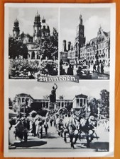 AK München 1956 Rathaus mit VW Käfer Bavaria Theatinerkirche von Garmisch