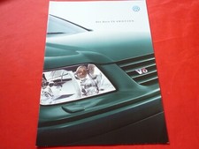 VW Bora 1J2 Limousine V6 4MOTION Prospekt Brochure Depliant Folleto von 1999