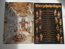 Vintage Postkarten / Ansichtskarten Basilika Vierzehnheiligen, 2 Stck, #K-79-212