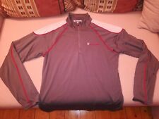 White Season Herren Ski Snowboard Pullover Rollkragen Gr. M Anthrazit Weiß Rot