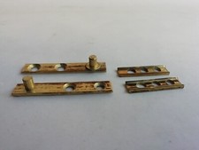 Zapfenband 50mm vermessingt Set für 1 Tür Scharnier Schrank Drehtür einschlagend