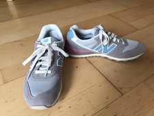 New Balance 996 Sneaker, hellgrau/rosa/hellblau, Gr. 37,5, NP 89,90, wie neu