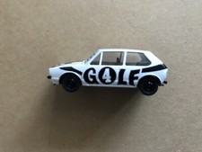 Brekina 1:87 weißer VW Golf 4 mit sportlichem Design "VW-Motorsport"