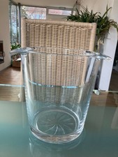 Dekorativer Sektkühler aus Glas 