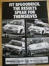 BF Goodrich T/A Individual Reifen 1989 Poster Anzeige Ready to Frame a4 Größe-M