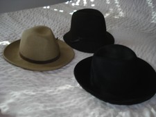 3x HUT OPUS Wolle Filz Damenhut top Zustand Herbst Winter