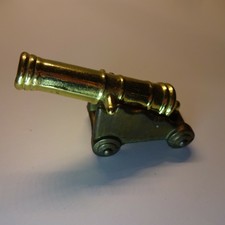 Setzkasten Miniatur Kanone aus Metall