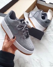 Nike Air Force 1 Sage Low AF1 Grau Weiß 38