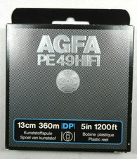 ? 1x AGFA Tonband PE 49 HiFi Professional Tape 13 cm Spule Reel * SEALED *