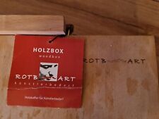 Rotbart Holzbox Malkoffer Staffelei Holzkoffer Mit Etikett naturbelassen Kunst