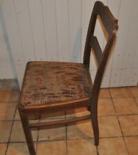 alter antiker Stuhl Holzstuhl Esszimmerstuhl Küchenstuhl 